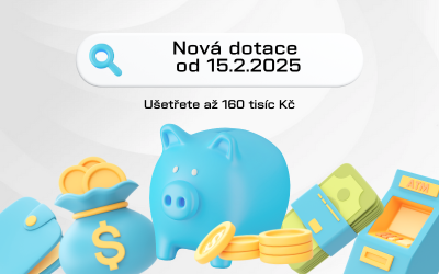 Nová dotace až 160 tisíc Kč!